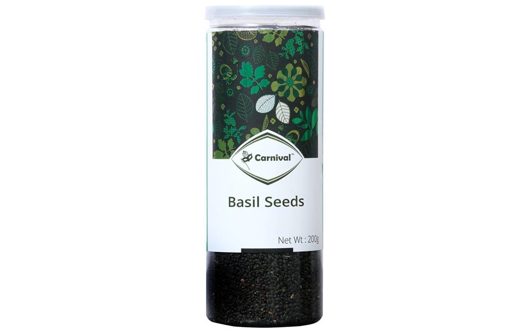Carnival Basil Seeds    Plastic Jar  200 grams